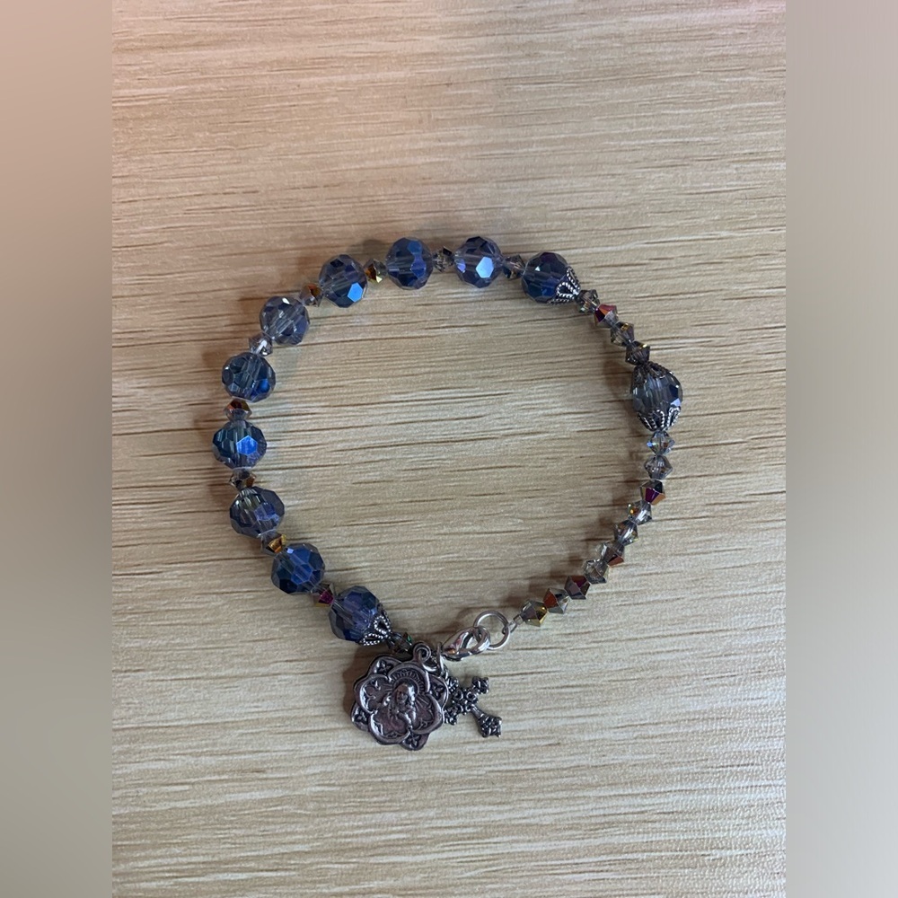 Preloved Beaded Mother Mary Bracelet